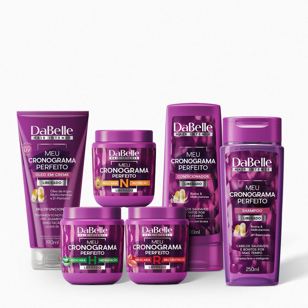 Kit Dabelle Meu Cronograma Perfeito Essencial (6 Produtos) em Oferta na Shopee