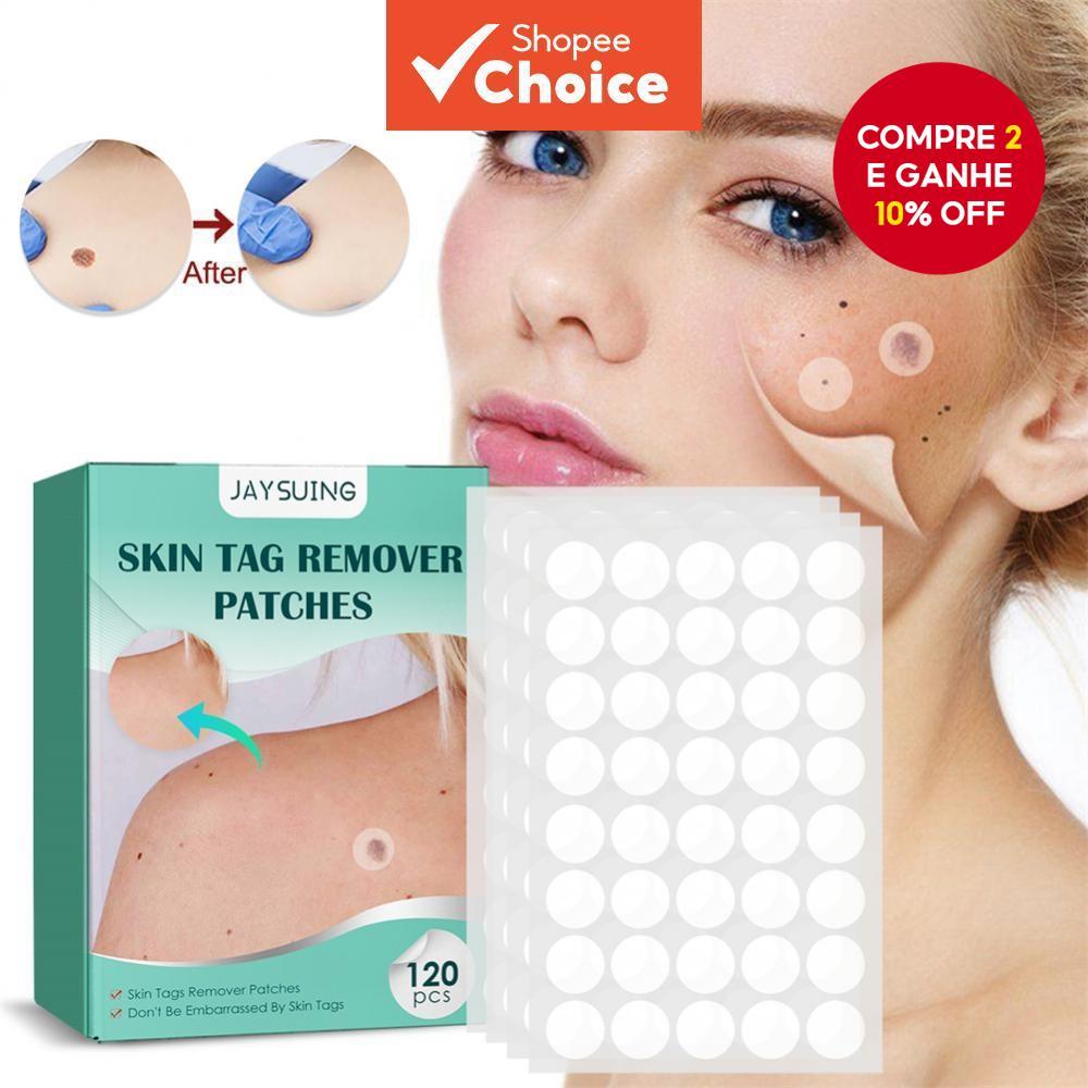  120 peças Remendo removedor de verrugas faciais Adesivos para acne Espinhas Patches Etiqueta de pele Reparo de pele