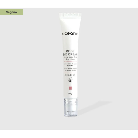 LANÇAMENTO Creme para Área Dos Olhos Roll-On com Extrato de Rosas - Rose Eye Cream OCEANE 20g