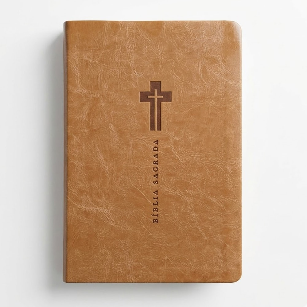 Bíblia Sagrada | NVI | Letra Grande | Marrom em Oferta na Shopee