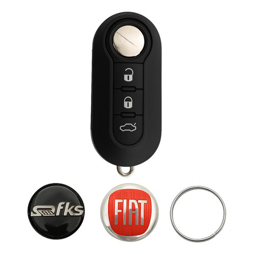 Chave Canivete Com Controle Linha Fiat Para Portão Fks Cr910