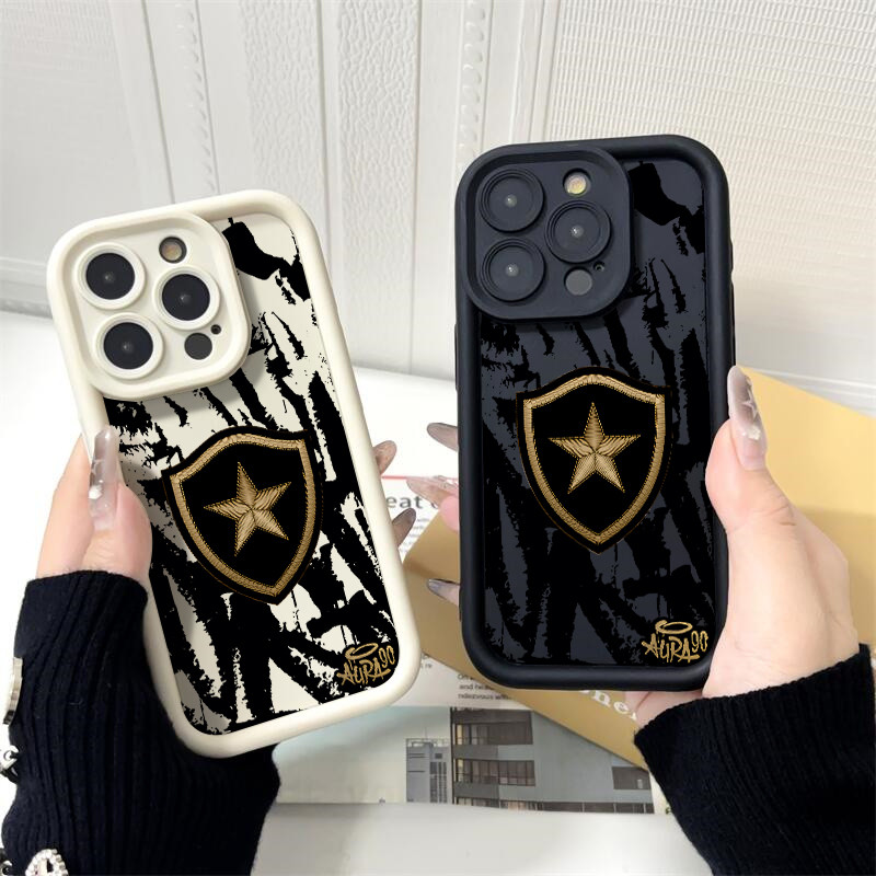 Capinha de celular anti impacto de Clube de Futebol Botafogo para Samsung Galaxy A15 A14 A13 A03 A35 A05 A30 A32 Capa