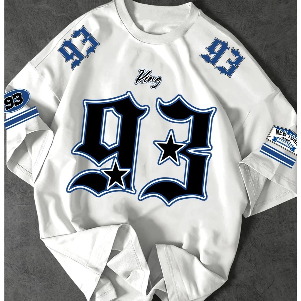 Tshirt Feminina King 93 Estilosa Estampada Lançamento Camiseta 100% Algodão Camiseta Camisa em Oferta na Shopee