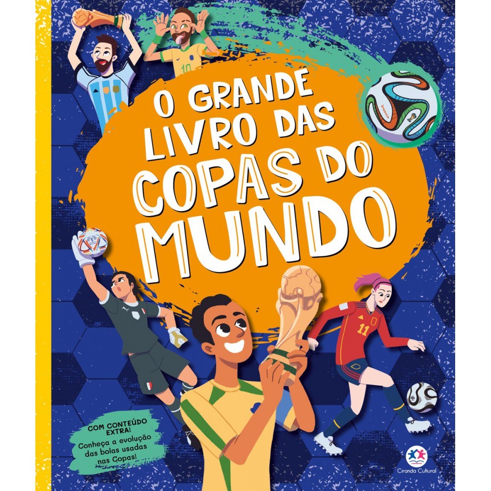 Livro O grande livro das Copas do Mundo - Com figurinhas em Oferta na Shopee