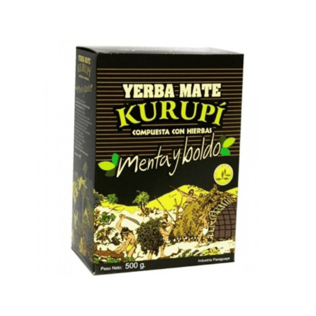 Erva Mate para Tereré Kurupí - Menta e Boldo