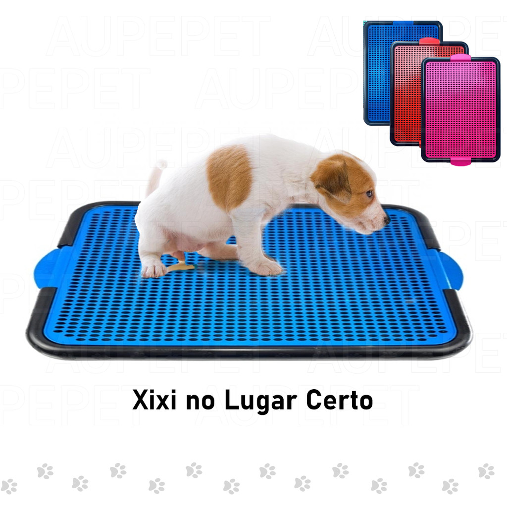 Sanitário Canino Higiênico Toalete Pipi Dog Xixi Certo Tapete Plástico