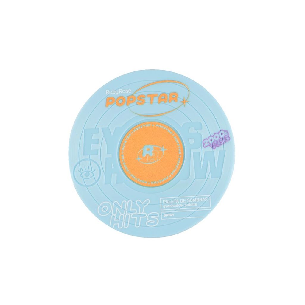 Paleta De Sombras Only Hits Eletrics Popstar - HBE2200 - Ruby Rose