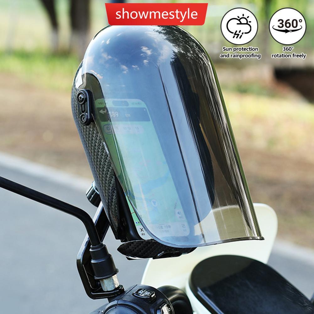SMS Scooter Elétrico Suporte Do Telefone Capa De Chuva Motocicleta Equitação Montar Protetora Protetor Solar Titular Esc