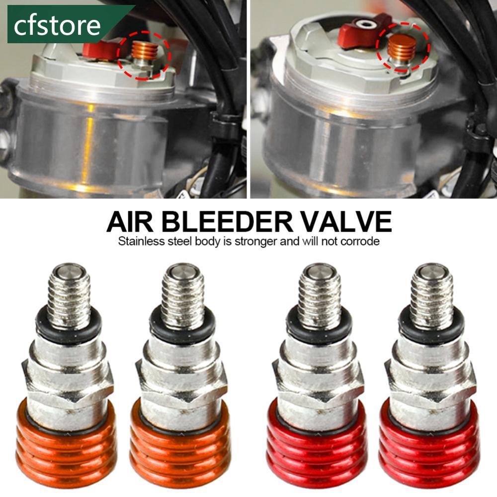 CFSTORE Universal 2 Pçs Válvulas De Sangria Ar Garfo Da Motocicleta M4x0.7 Para KTM SX SXF EXC EXCF XC XCF XCW XCFW 85-5