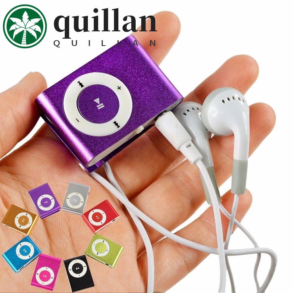 QUILLAN MP3 Player Moda Portátil Media Walkman Espelho De Metal Esporte MP3