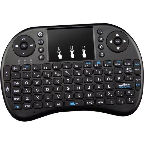 Mini Teclado Controle S/ Fio P/ Tv Smart Tv Box Pc Premium