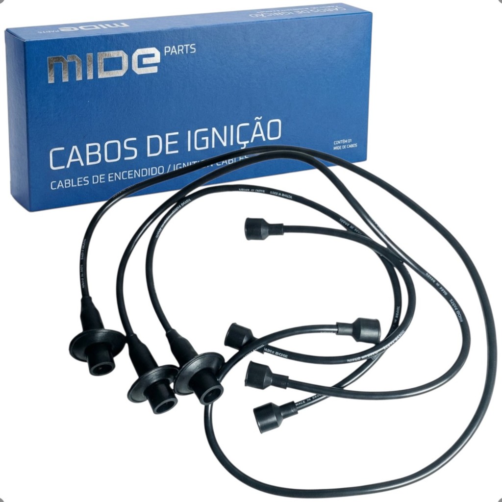 Jogo Cabo Vela Mdci021 Mide Para Fusca Kombi Brasilia Variant 1200 1300 1500 1600 Ar S/ Catalisador