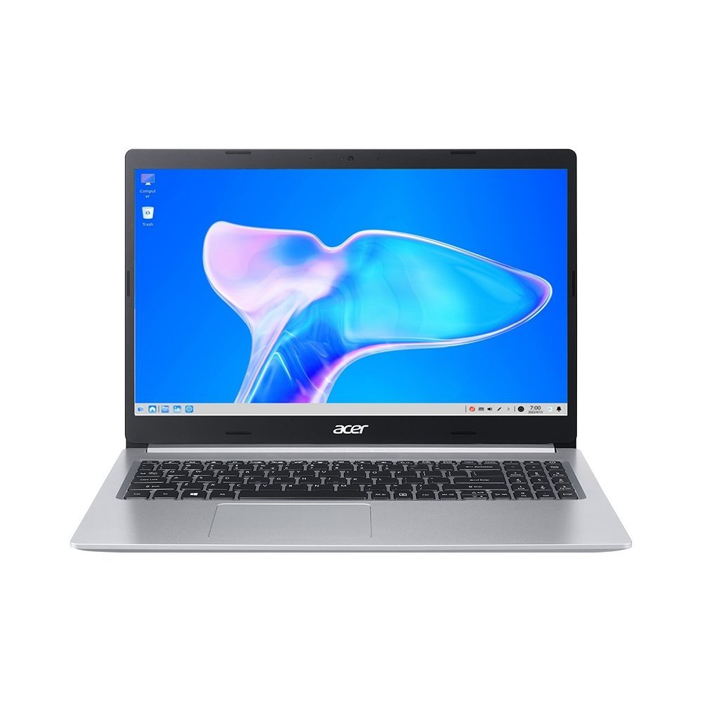 Notebook Acer ASPIRE 5 A515-45-R1AC - 15.6" AMD Ryzen 5 5500U, 256GB SSD, 8GB RAM, Linux, Prata