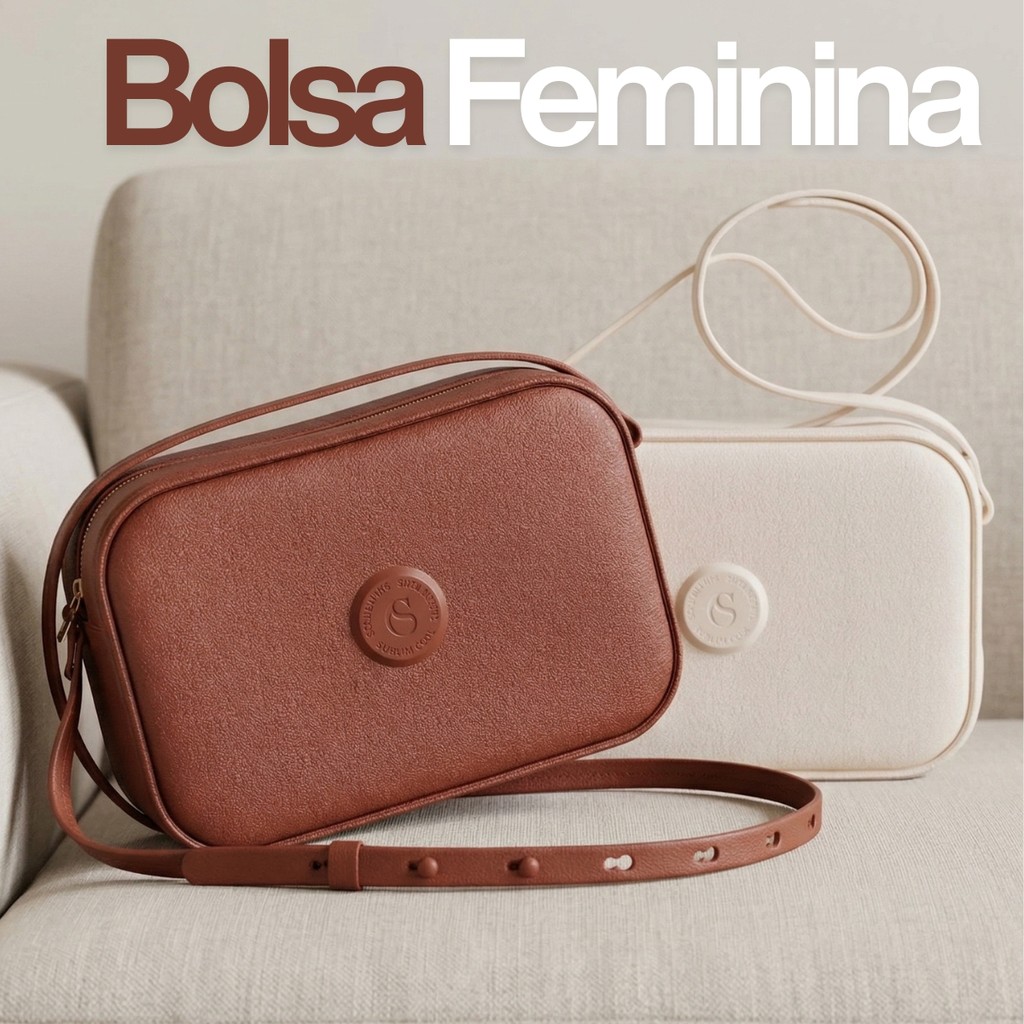 Bolsa Transversal Feminino Pequena Tiracolo Elegante Impermeável Com Alça Ajustável - Dany