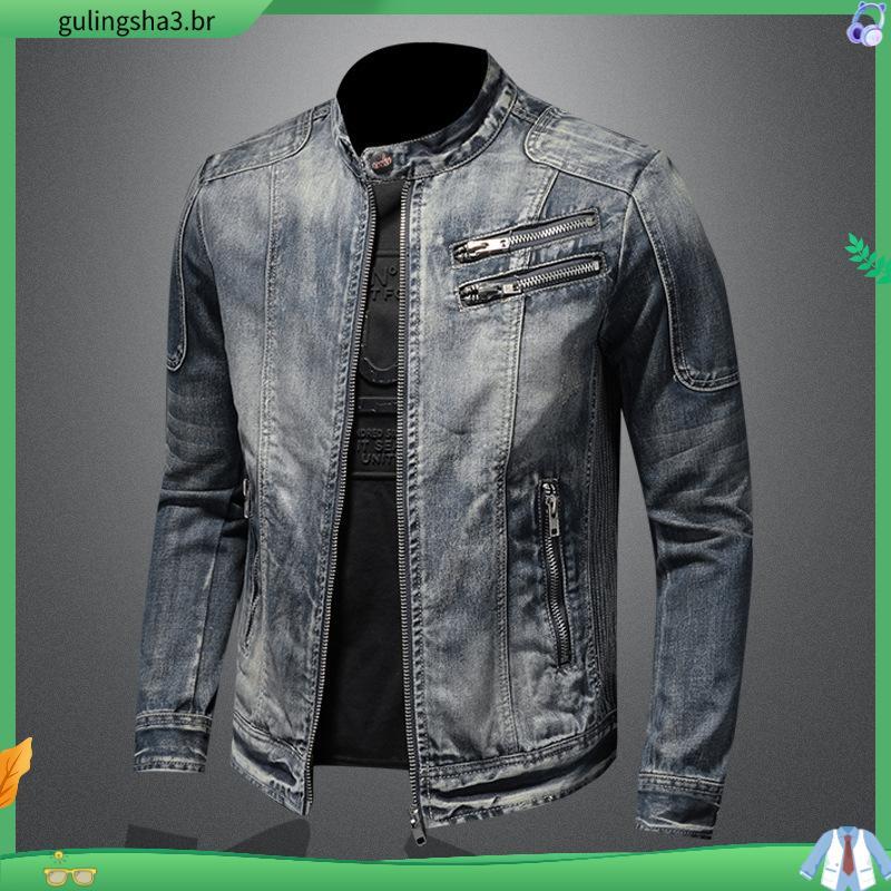 Jaqueta Leve De Luxo Masculina , Primavera E Outono Nova Fina Lavada Coreana , top Bonito casual Rufião , Marca Moderna