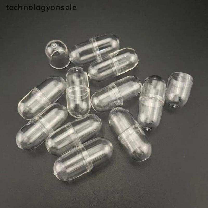 [Tecnologia] 50 Pçs/Lote Mini Bolas De Plástico Vazias Cápsula Brinquedos Surpresa Bola Recipiente Prop Paintball Organi