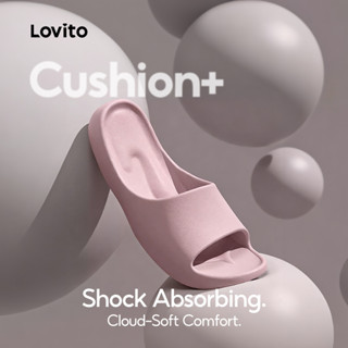 Lovito Sandálias Rasas Elegantes e Simples para Mulheres LFAS7034 em Oferta na Shopee