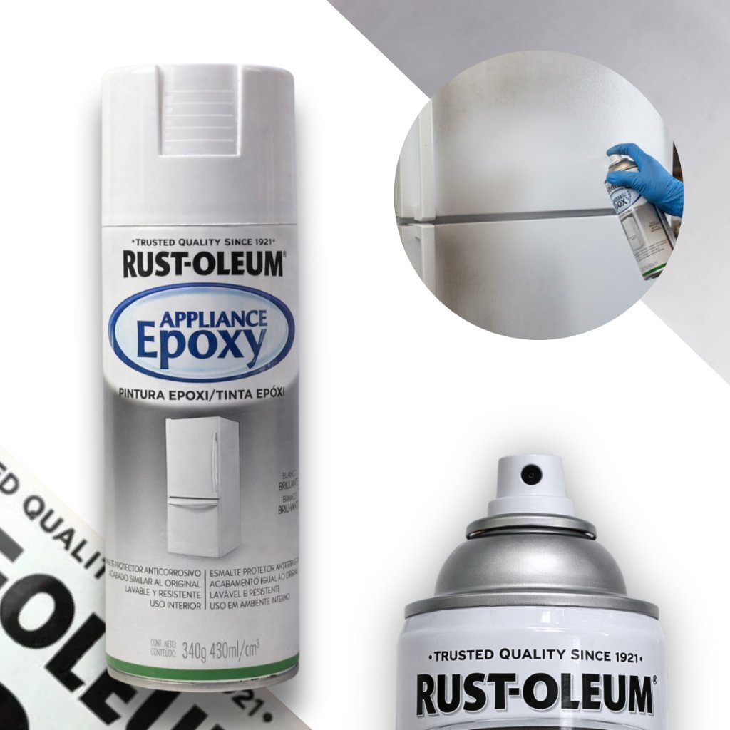 Spray Para Eletrodomésticos Epoxy Branco Brilhante Rust Oleum