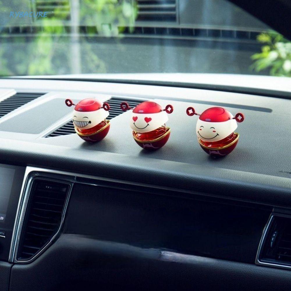 Acessório Interior Automotivo Raybre , Ornamento De Cabeça Balançando Para Sino De Carro Dopamina Mesa De Plástico Sem V