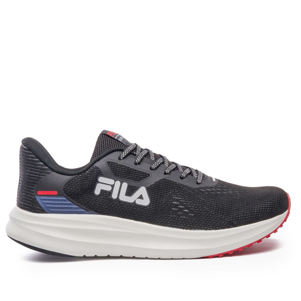 Tênis Masculino Fila Fastness Mesh Preto/Cinza