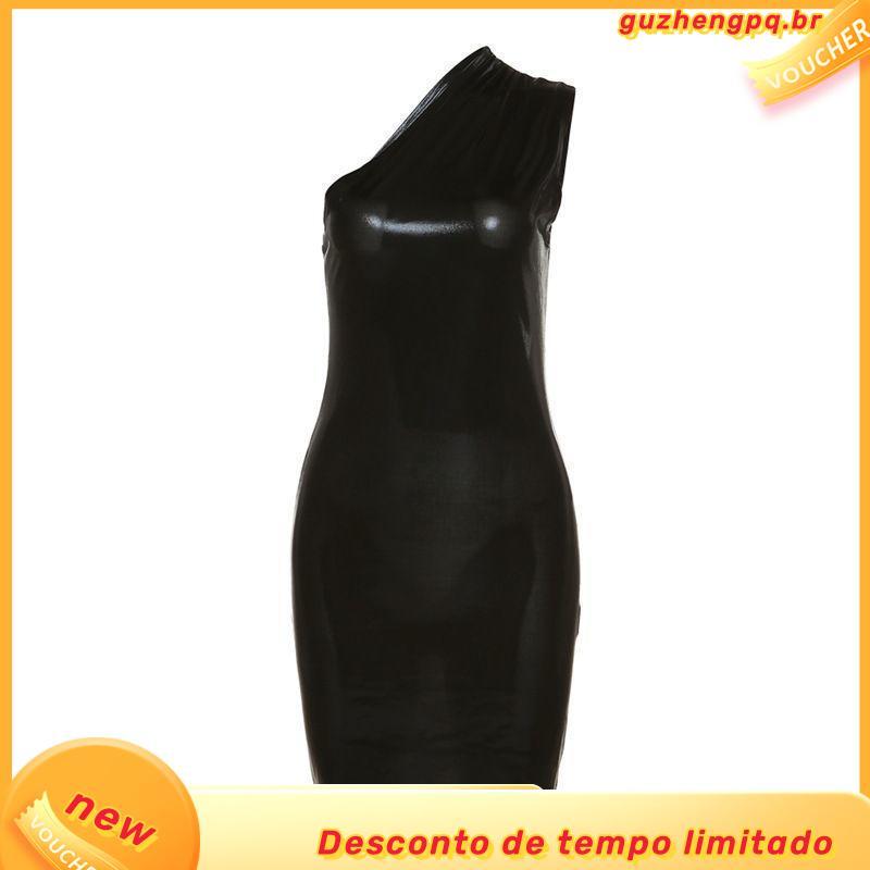Vestido Lara Justo Feminino Costas Nuas, Detalhe Gola Pescoço Festas Curto Acetinado Cetim Blogueira  Natal Fim de Ano