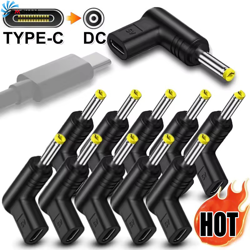 [Brilhante] 4-1Pcs PSP 5V Tipo-C Para DC Power Jack-Telefone , PC , Laptops-Conector De Porta De Carregamento USB-Adapta