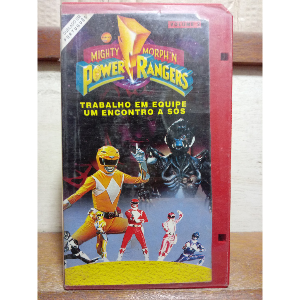 Vhs Power Rangers Vol. 2 - Jason - Kimberly - Zack - Trini Billy
