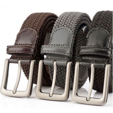 Cinto Elástico Masculino Casual Trançado Elastano Sport Ref: P001