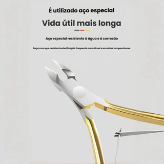 Alicates de Cutícula e Unha Profissional Original: Lâminas em Aço Inox 777 em Oferta na Shopee