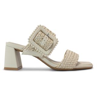 Tamanco Vizzano Feminino Tiras Duplas Salto Bloco 6530.103 em Oferta na Shopee