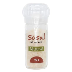 Sal Marinho Natural Cimsal Sosal 90g Moedor Refil Para Uso Diário