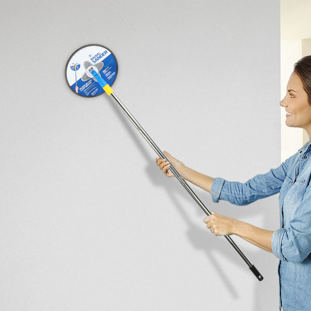 Lixadeira De Poste De Drywall , 9 Polegadas , Manual , Ferramenta De Polimento De Parede Estável , Discos De Lixa Shopbc