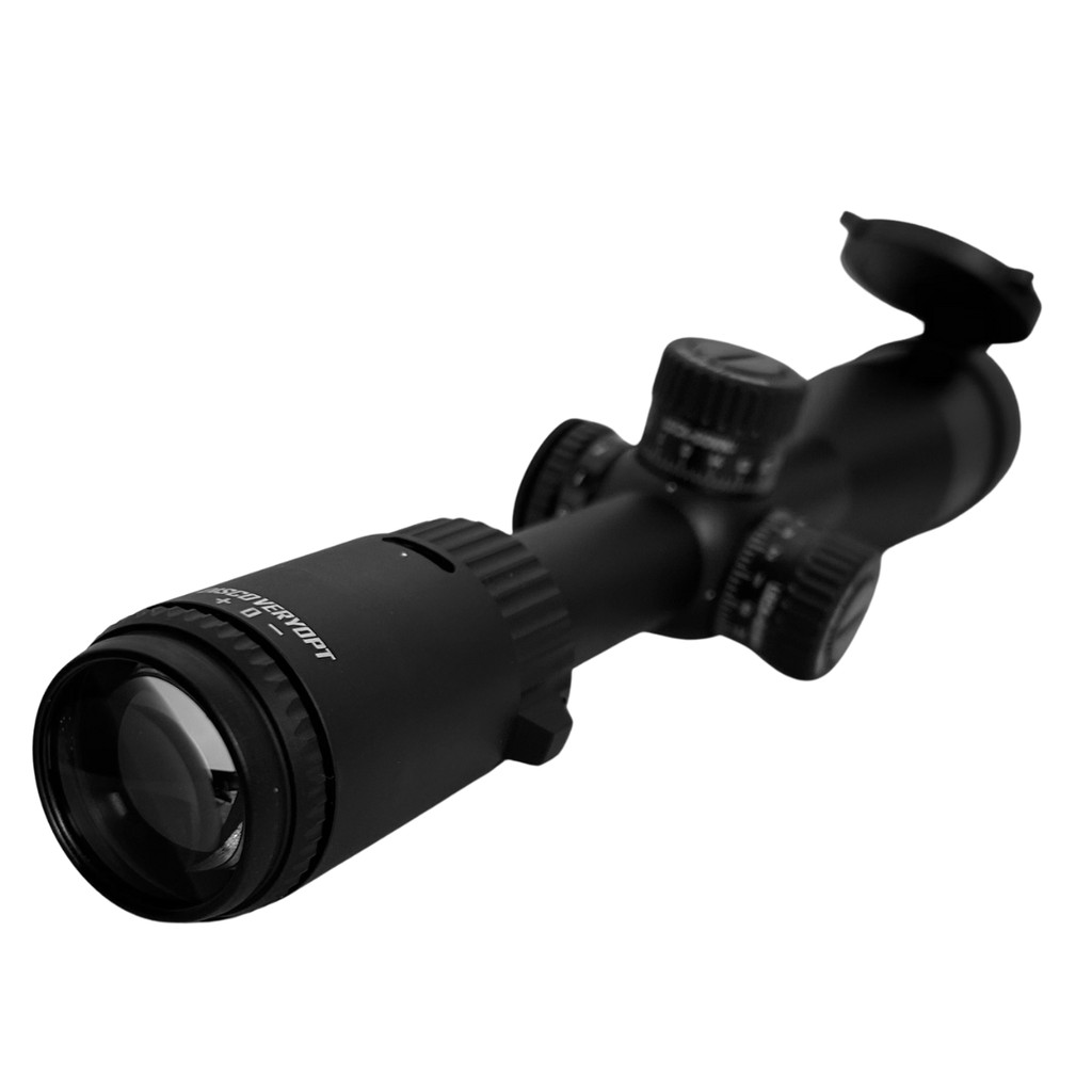 Luneta Discovery VT-R 6-24x42 AOAC Retículo TMR Iluminado com Ajuste de Paralaxe para Carabinas Trilho 22mm Profissional
