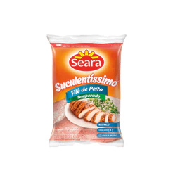 Suculentíssimo Seara Filé de peito temperado IQF 1kg