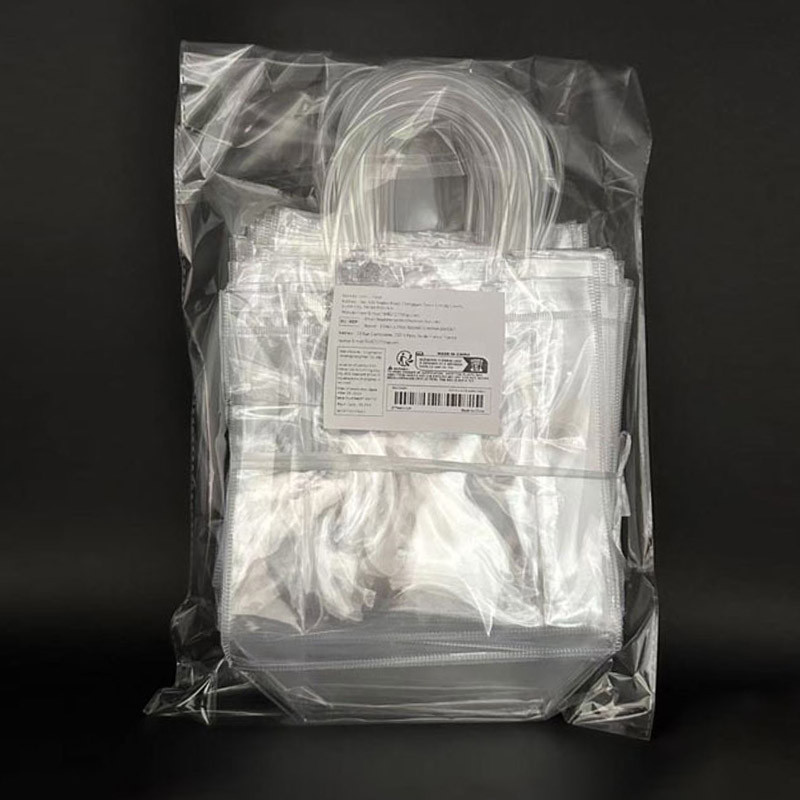 30 Unidades De Sacolas Transparentes De PVC Para Presente Lembranças Para Festas De Fim De Ano E Casamento