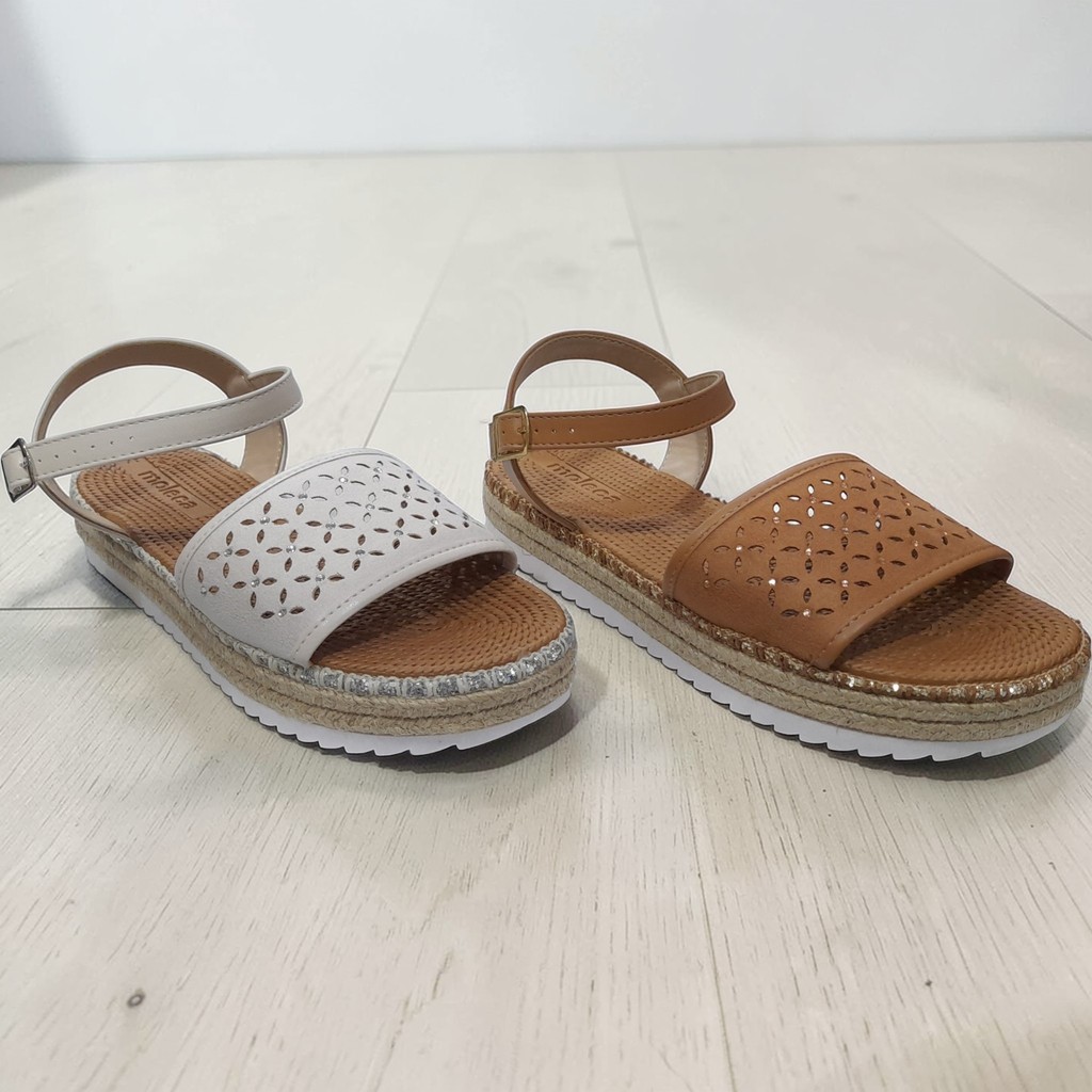 Sandália Feminina MOLECA 5447721 Plataforma Linda — imagem 2 de 2