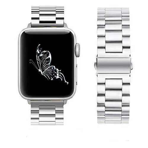 pulseira de aço inoxidável sólido para apple  smart watch série ultra 7 8 49 46 45 44 42 41 40 38 mm iwo w37 s8 w27