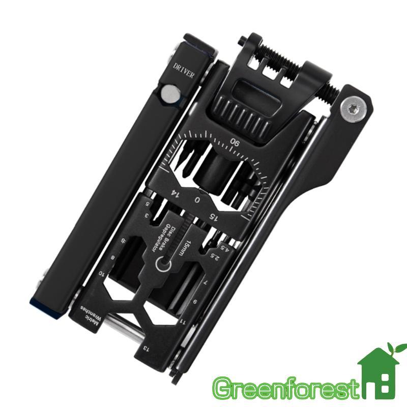 greenfor Conjunto Ferramentas Bicicletas Aço Multifuncional Chave Dobrável Ferramenta Manutenção