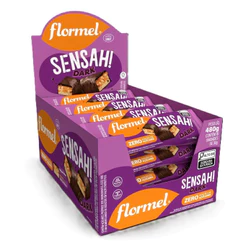Barra de Chocolate Dark Zero Sensah - 16 unidades de 30g