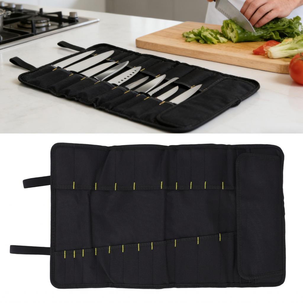 homelife-BR Bolsa de ferramentas de chef multifuncional portátil à prova de água bolsa de armazenamento com alça azul