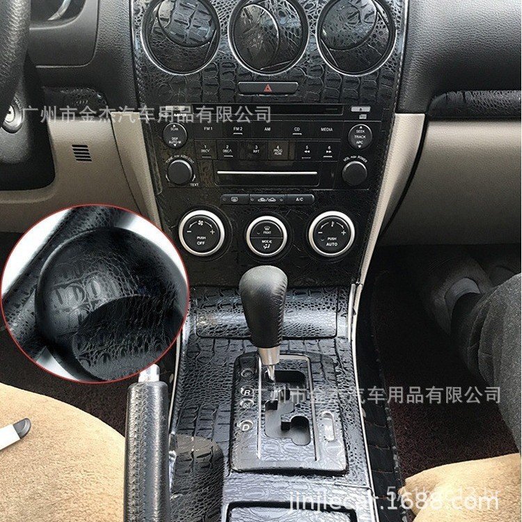 Película para Envelopamento de Carro com Padrão de Pele de Crocodilo Shanglai, Padrão de Python, Adesivo com Padrão de L