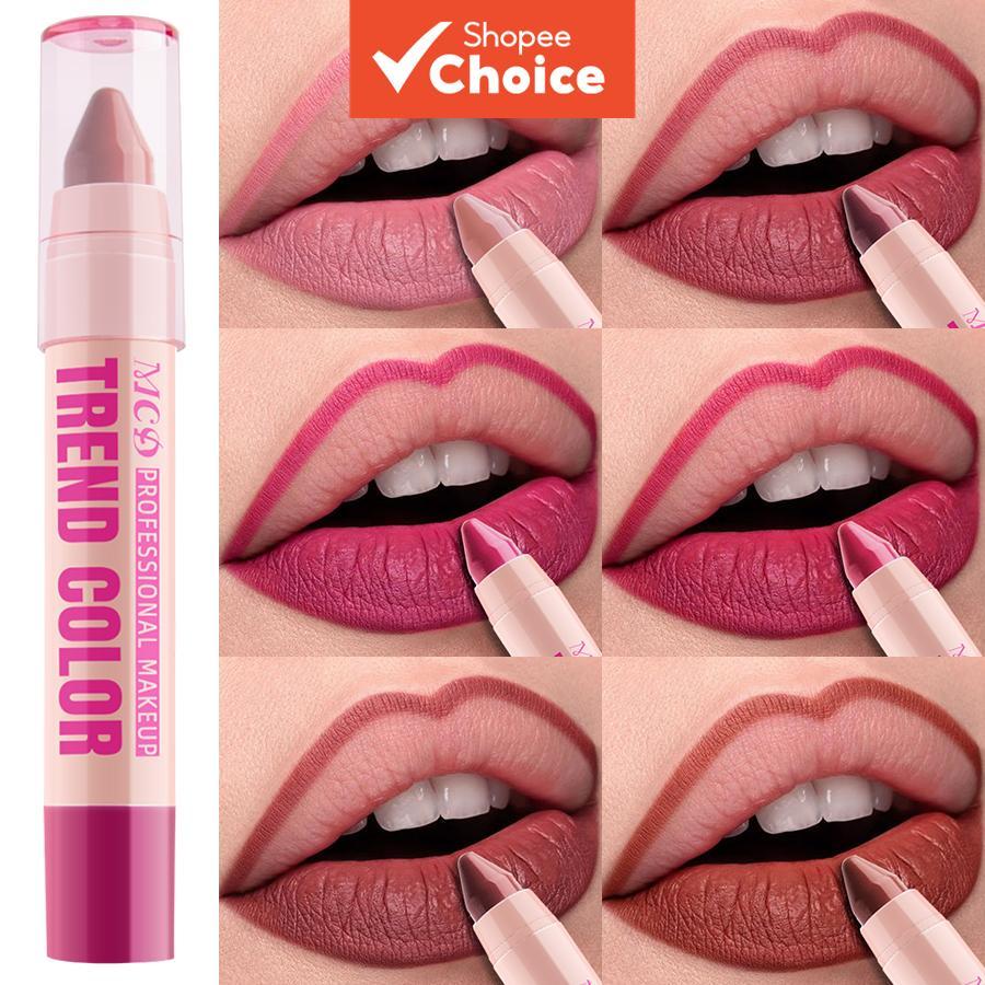 Caneta Batom À Prova D'água De Longa Duração Vermelho Rosa Delineador Labial Coreano Maquiagem Matiz Esmalte