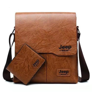Bolsa De Ombro Masculina Jeep Buluo Couro Pu Pequena 9066 B9AO V3VA