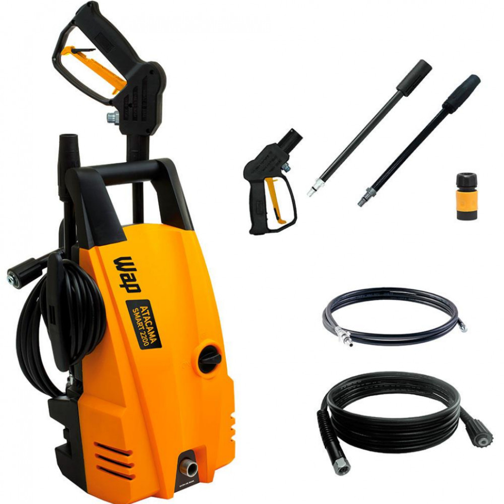 Desobstruidora e Lavadora de Alta Presso Atacama Smart Ultra 2200 1.500PSI 1.400W com Mangueira Desentupidora WAP
