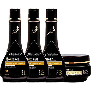 Raiz latina- KIT RECONSTRUÇÃO TUTANO HOME CARE - 250ML em Oferta na Shopee