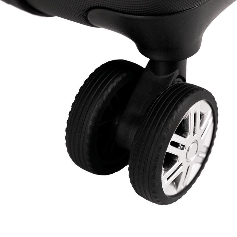 Kit 8 Capas Protetoras de Rodas em Silicone - Preto