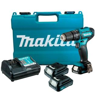 ‎Parafusadeira e Furadeira Impacto Makita 12V Hp333 2 Bataterias Bivolt
