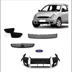 Kit Parachoques + Grades FORD KA 2002 2003 2004 2005 2006 2007