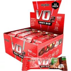 Barra de Proteína Vo2 Whey Bar Coco Caixa 12 und - Integral Médica