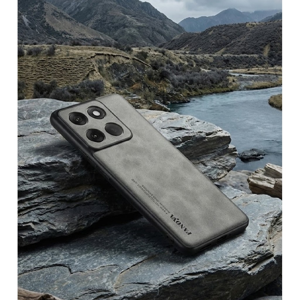 Capinha Capa Luxoosa De Couro Camurça Para Motorola Edge 60 Pro